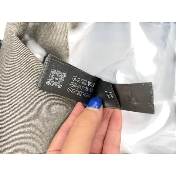 Zara Sartorial Man Suit Jacket EU 46 US 36 Blazer Grey Italian Wool 4495/925 NWT - Picture 14 of 16